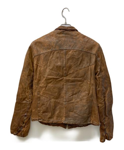 GIORGIO BRATO（ジョルジョブラッド）GIORGIO BRATO (ジョルジョブラッド) シープレザージャケット ブラウン サイズ:46の古着・服飾アイテム