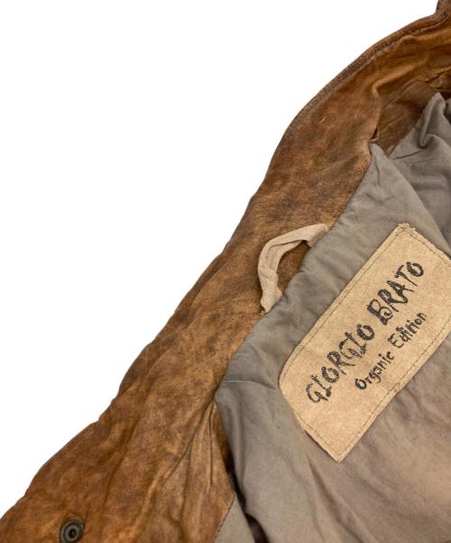 GIORGIO BRATO（ジョルジョブラッド）GIORGIO BRATO (ジョルジョブラッド) シープレザージャケット ブラウン サイズ:46の古着・服飾アイテム