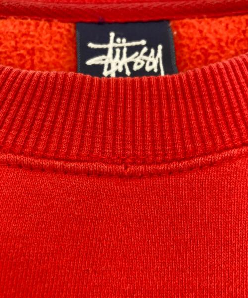stussy（ステューシー）stussy (ステューシー) SSリンクプリントスウェット レッド サイズ:Ｌの古着・服飾アイテム