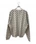 BALENCIAGA (バレンシアガ) オールオーバーロゴニット アイボリー×ブラック サイズ:L：35000円