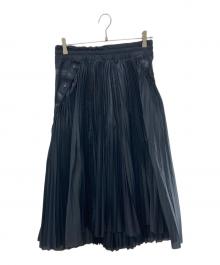 NIKE×sacai（ナイキ×サカイ）の古着「プリーツスカート」｜ブラック