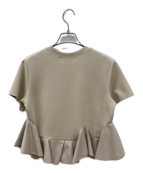 COCODEAL（ココディール）COCODEAL (ココディール) アシメペプラムカットソー ベージュ サイズ:2の古着・服飾アイテム