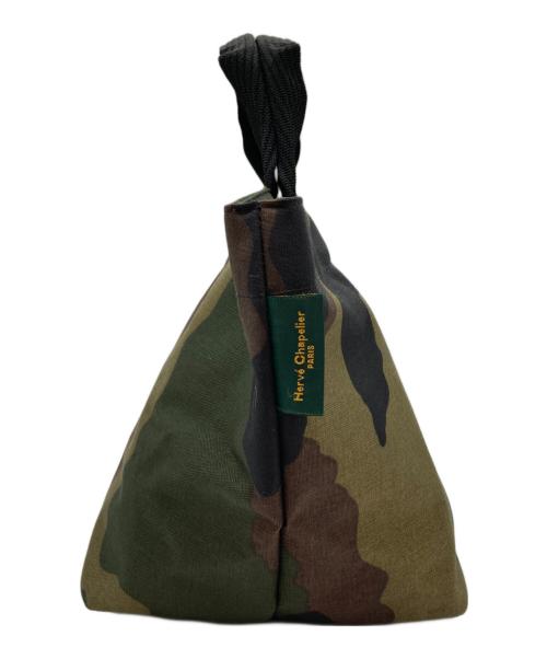 Herve Chapelier（エルベシャプリエ）Herve Chapelier (エルベシャプリエ) ナイロン舟形トートM カーキの古着・服飾アイテム