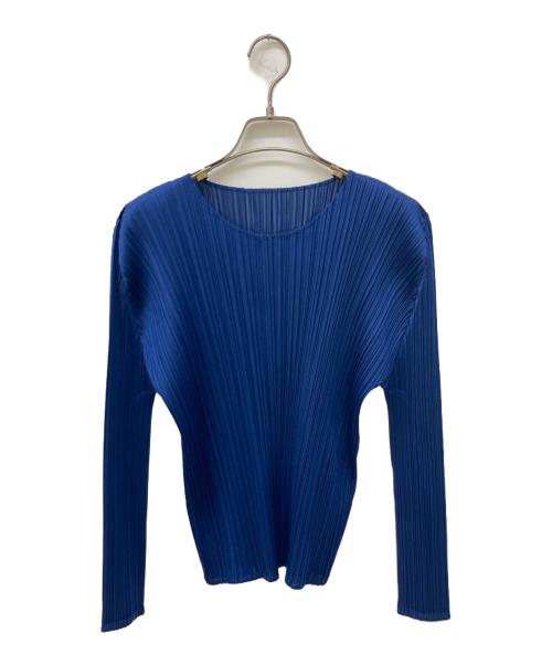 PLEATS PLEASE（プリーツプリーズ）PLEATS PLEASE (プリーツプリーズ) NEBULA/プリーツカットソー ブルー サイズ:不明の古着・服飾アイテム