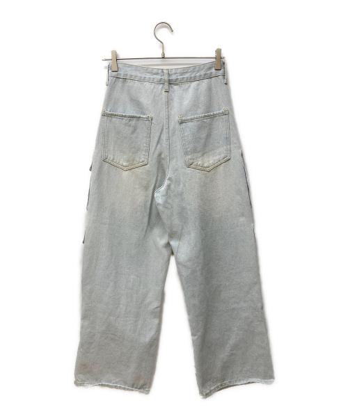 whoowap（フーワップ）whoowap (フーワップ) オーバーサイズカーゴパンツ インディゴ サイズ:XSの古着・服飾アイテム