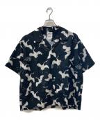 VISVIMビズビム）の古着「CROSBY SHIRT S/S HIKAKU/アロハシャツ」｜ブラック