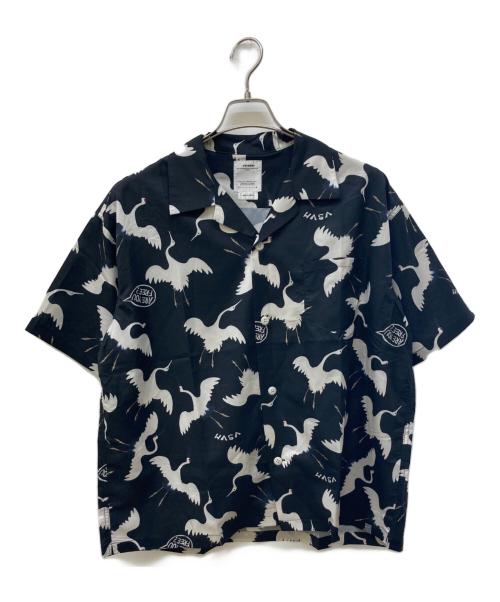 VISVIM（ビズビム）VISVIM (ビズビム) CROSBY SHIRT S/S HIKAKU/アロハシャツ ブラック サイズ:Ｍの古着・服飾アイテム