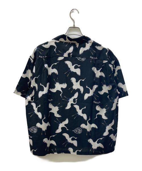VISVIM（ビズビム）VISVIM (ビズビム) CROSBY SHIRT S/S HIKAKU/アロハシャツ ブラック サイズ:Ｍの古着・服飾アイテム
