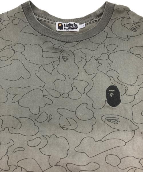 A BATHING APE（アベイシングエイプ）A BATHING APE (アベイシングエイプ) エイプカモプリントTシャツ グリーン サイズ:Lの古着・服飾アイテム