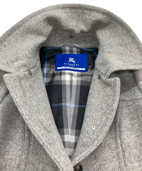 BURBERRY BLUE LABEL（バーバリー ブルー レーベル）BURBERRY BLUE LABEL (バーバリー ブルー レーベル) ウールコート グレー サイズ:Lの古着・服飾アイテム