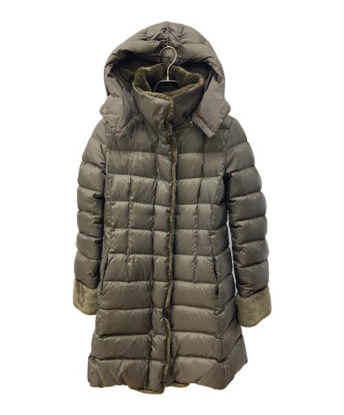 BALLSEY（ボールジィ）BALLSEY (ボールジィ) ライトダウンコンビ リバーシブルフーデットコート カーキ サイズ:Sの古着・服飾アイテム