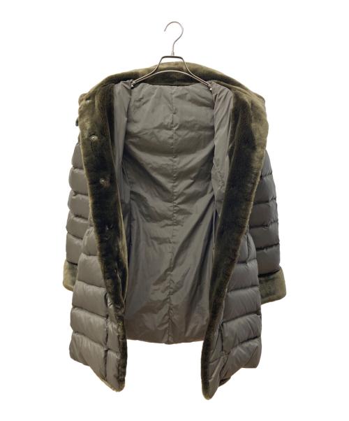 BALLSEY（ボールジィ）BALLSEY (ボールジィ) ライトダウンコンビ リバーシブルフーデットコート カーキ サイズ:Sの古着・服飾アイテム