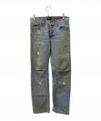 DOLCE & GABBANAドルチェ＆ガッバーナ）の古着「ステッチデザインデニムパンツ」｜インディゴ