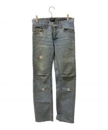 DOLCE & GABBANA（ドルチェ＆ガッバーナ）の古着「ステッチデザインデニムパンツ」｜インディゴ