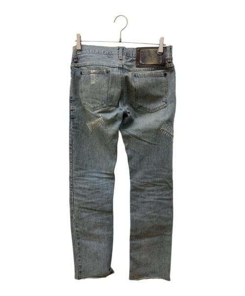 DOLCE & GABBANA（ドルチェ＆ガッバーナ）DOLCE & GABBANA (ドルチェ＆ガッバーナ) ステッチデザインデニムパンツ インディゴ サイズ:44の古着・服飾アイテム