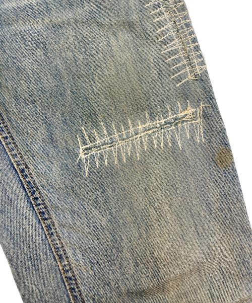 DOLCE & GABBANA（ドルチェ＆ガッバーナ）DOLCE & GABBANA (ドルチェ＆ガッバーナ) ステッチデザインデニムパンツ インディゴ サイズ:44の古着・服飾アイテム