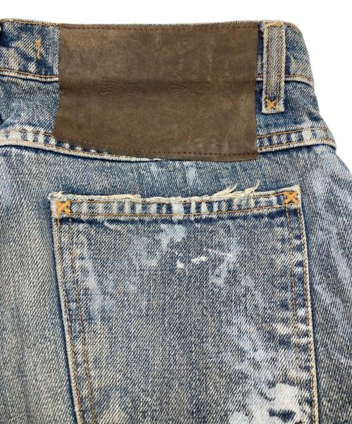 DOLCE & GABBANA（ドルチェ＆ガッバーナ）DOLCE & GABBANA (ドルチェ＆ガッバーナ) ブリーチ加工デニムパンツ インディゴ サイズ:44の古着・服飾アイテム