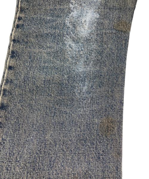 DOLCE & GABBANA（ドルチェ＆ガッバーナ）DOLCE & GABBANA (ドルチェ＆ガッバーナ) ブリーチ加工デニムパンツ インディゴ サイズ:44の古着・服飾アイテム
