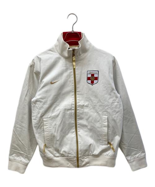NIKE（ナイキ）NIKE (ナイキ) コットントラックジャケット ホワイト×レッド サイズ:Ｍの古着・服飾アイテム