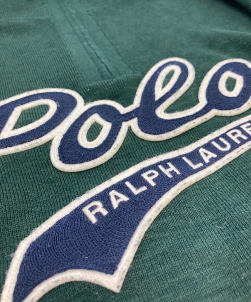 POLO RALPH LAUREN（ポロ・ラルフローレン）POLO RALPH LAUREN (ポロ・ラルフローレン) ハーフジップニット グリーン サイズ:Lの古着・服飾アイテム