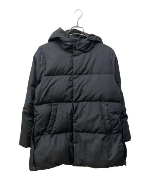 TAION（タイオン）TAION (タイオン) 〈手洗い可能〉2WAYフードダウンコート ブラック サイズ:38の古着・服飾アイテム