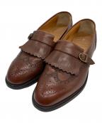 SCOTCH GRAINスコッチグレイン）の古着「フリンジタッセルローファー」｜ブラウン