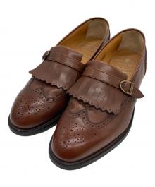 SCOTCH GRAIN（スコッチグレイン）の古着「フリンジタッセルローファー」｜ブラウン