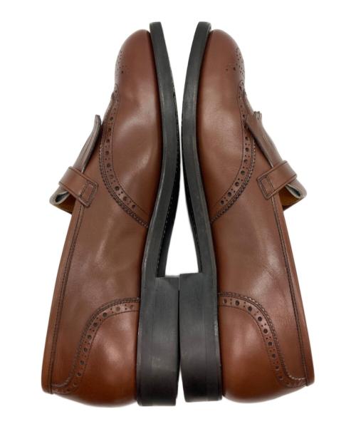 SCOTCH GRAIN（スコッチグレイン）SCOTCH GRAIN (スコッチグレイン) フリンジタッセルローファー ブラウン サイズ:27の古着・服飾アイテム