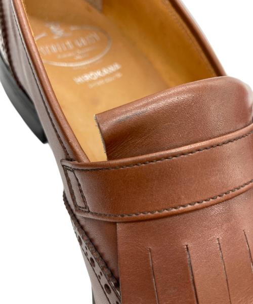 SCOTCH GRAIN（スコッチグレイン）SCOTCH GRAIN (スコッチグレイン) フリンジタッセルローファー ブラウン サイズ:27の古着・服飾アイテム