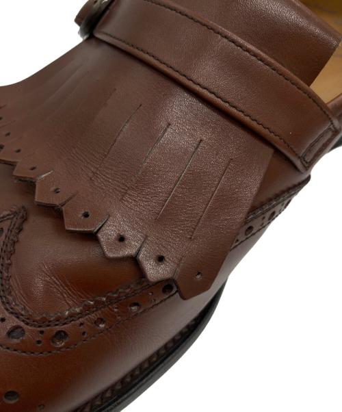 SCOTCH GRAIN（スコッチグレイン）SCOTCH GRAIN (スコッチグレイン) フリンジタッセルローファー ブラウン サイズ:27の古着・服飾アイテム