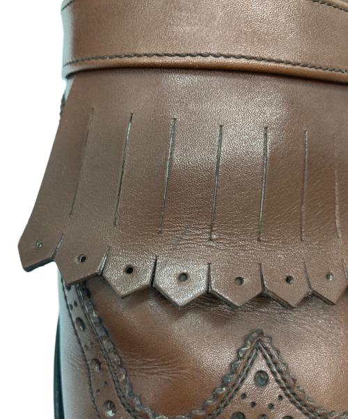 SCOTCH GRAIN（スコッチグレイン）SCOTCH GRAIN (スコッチグレイン) フリンジタッセルローファー ブラウン サイズ:27の古着・服飾アイテム