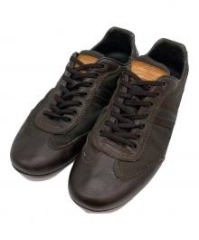 LOUIS VUITTON（ルイ ヴィトン）の古着「ルクセンブルグ/モノグラムドライビングシューズ」｜ブラウン