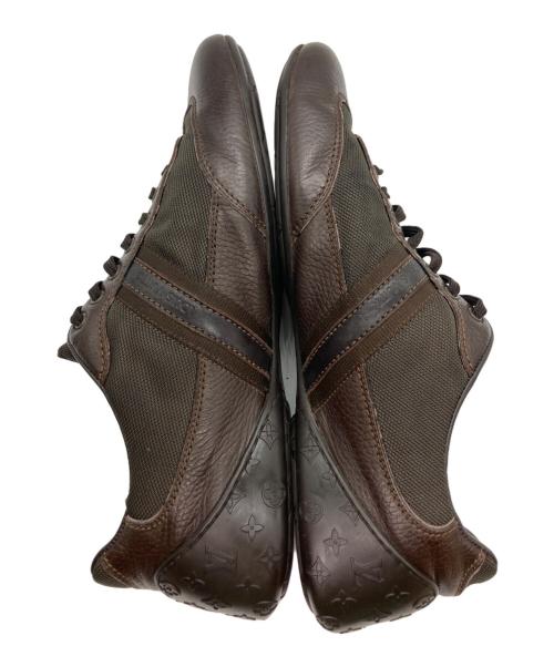 LOUIS VUITTON（ルイ ヴィトン）LOUIS VUITTON (ルイ ヴィトン) ルクセンブルグ/モノグラムドライビングシューズ ブラウン サイズ:9の古着・服飾アイテム