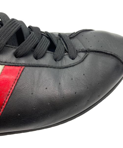 DOLCE & GABBANA（ドルチェ＆ガッバーナ）DOLCE & GABBANA (ドルチェ＆ガッバーナ) レザーローカットスニーカー ブラック サイズ:UK9の古着・服飾アイテム