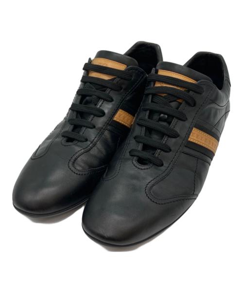 LOUIS VUITTON（ルイ ヴィトン）LOUIS VUITTON (ルイ ヴィトン) サイドラインロゴドライビングシューズ ブラック サイズ:8 1/2の古着・服飾アイテム