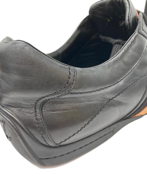 LOUIS VUITTON（ルイ ヴィトン）LOUIS VUITTON (ルイ ヴィトン) サイドラインロゴドライビングシューズ ブラック サイズ:8 1/2の古着・服飾アイテム