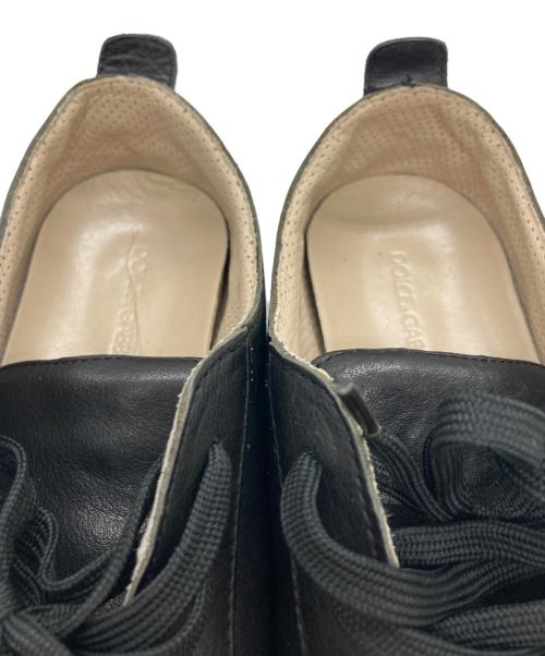 DOLCE & GABBANA（ドルチェ＆ガッバーナ）DOLCE & GABBANA (ドルチェ＆ガッバーナ) ローカットレザースニーカー ブラック サイズ:UK8.5の古着・服飾アイテム