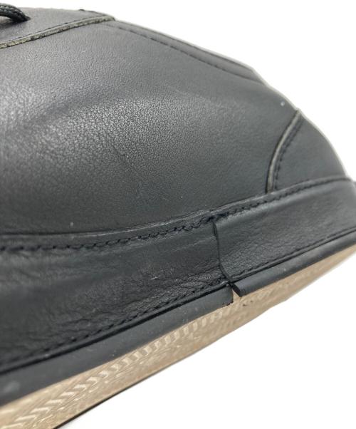 DOLCE & GABBANA（ドルチェ＆ガッバーナ）DOLCE & GABBANA (ドルチェ＆ガッバーナ) ローカットレザースニーカー ブラック サイズ:UK8.5の古着・服飾アイテム