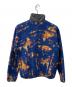 ZARA (ザラ) and wander (アンドワンダー) 総柄フリースジャケット ブルー サイズ:XS：8000円