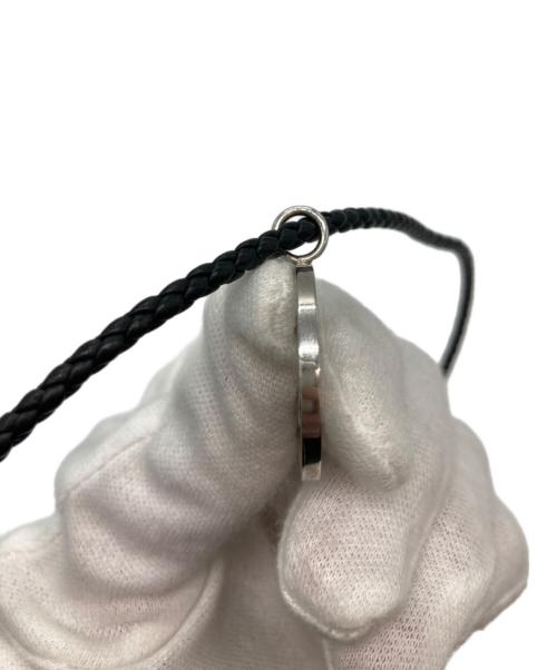 TIFFANY & Co.（ティファニー アンド コー）Tiffany & Co. (ティファニー アンド コー) オープンアトラスサークルレザーコードネックレス ブラックの古着・服飾アイテム