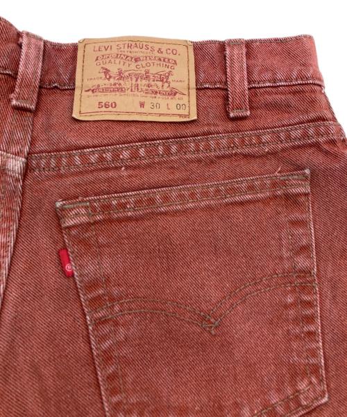 LEVI'S（リーバイス）LEVI'S (リーバイス) 後染めデニムハーフパンツ ブラウン サイズ:30の古着・服飾アイテム