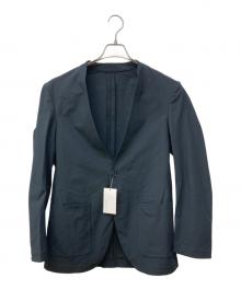 eN ROUTE（アンルート）の古着「エステルトリコット ノーカラージャケット」｜ブラック