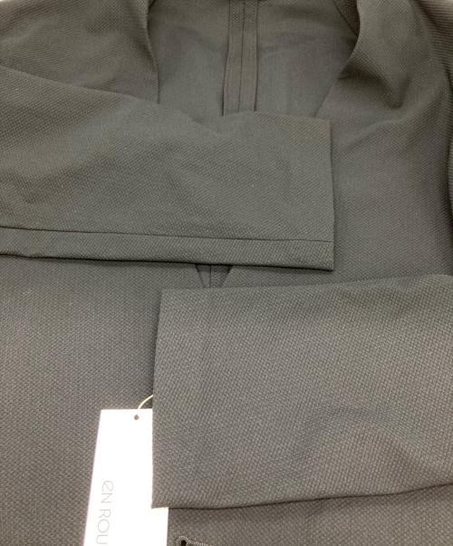 eN ROUTE（アンルート）EN ROUTE (アンルート) エステルトリコット ノーカラージャケット ブラック サイズ:3 未使用品の古着・服飾アイテム