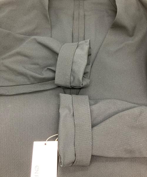 eN ROUTE（アンルート）EN ROUTE (アンルート) エステルトリコット ノーカラージャケット ブラック サイズ:3 未使用品の古着・服飾アイテム