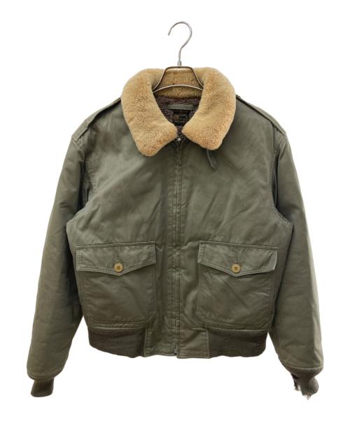 THE REAL McCOY'S（ザ・リアルマッコイズ）THE REAL McCOY'S (ザ・リアルマッコイズ) B-10フライトジャケット グリーン サイズ:40の古着・服飾アイテム