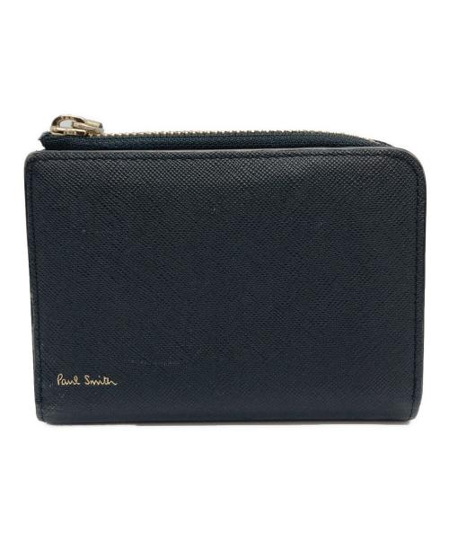 PAUL SMITH（ポールスミス）Paul Smith (ポールスミス) 二つ折り財布 ブラックの古着・服飾アイテム