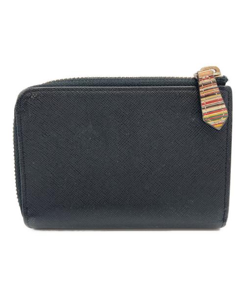 PAUL SMITH（ポールスミス）Paul Smith (ポールスミス) 二つ折り財布 ブラックの古着・服飾アイテム