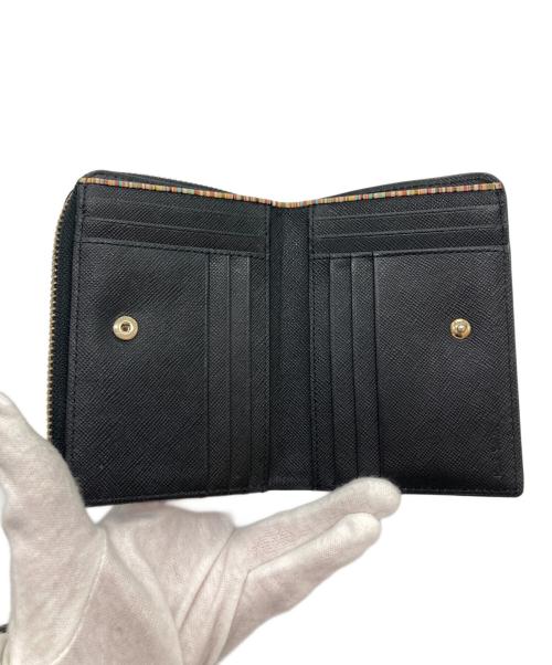 PAUL SMITH（ポールスミス）Paul Smith (ポールスミス) 二つ折り財布 ブラックの古着・服飾アイテム