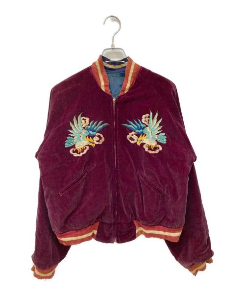 USED（ユーズド）USED (ユーズド) 50s 別珍コリアスカジャン イエロー×ブルー サイズ:-の古着・服飾アイテム