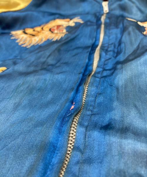 USED（ユーズド）USED (ユーズド) 50s 別珍コリアスカジャン イエロー×ブルー サイズ:-の古着・服飾アイテム